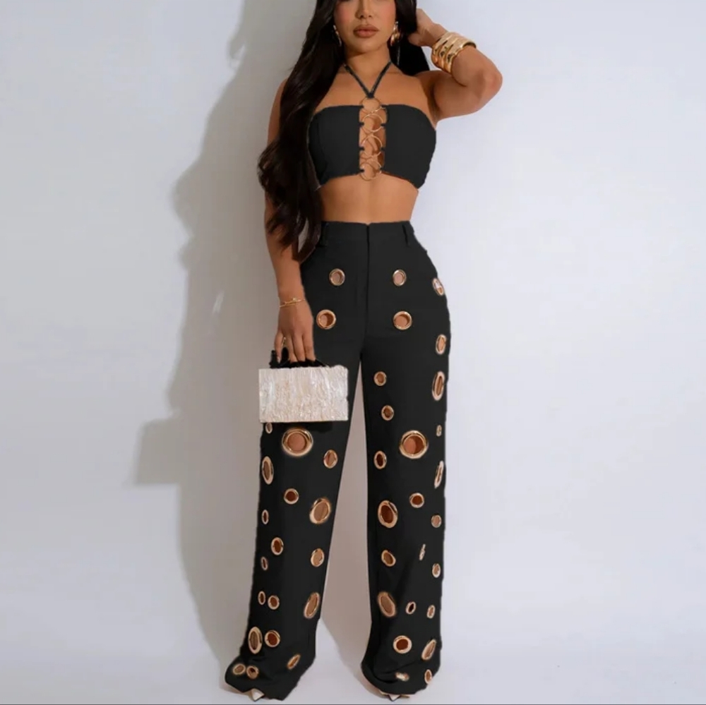 Sexy Night Party 2 Piece Sets Women Outfit Clubwear
